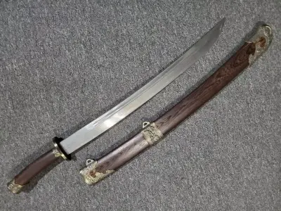 Willow Leaf Saber Low-poly 3D model