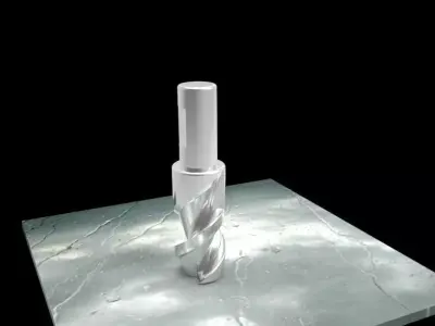 Endmill drill Free 3D model