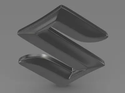 suzuki logo 3D model V1