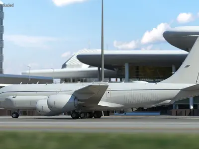 Boeing RC-135 Large Reconnaissance Aircraft  purchase 3D model
