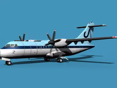 ATR-42-320 Universal Air Charter 3D model