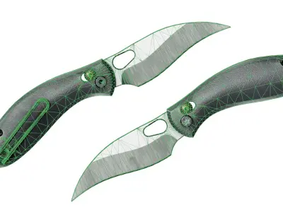 GIANT MOUSE GMP13 KNIFE Low-poly 3D model