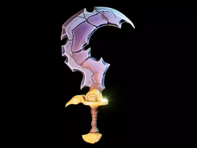 Stylize Axe Low-poly 3D model purchase