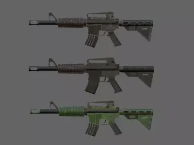 M16 Bundle 3D Model Pack