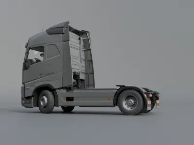 Volvo FH 2022 lowpoly Low-poly 3D model