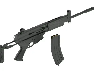 Daewoo Precision Industries K1 3D model