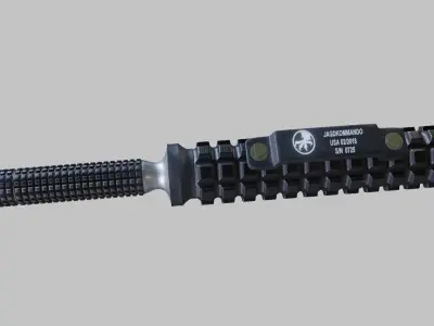 Microtech Jagdkommando Tri-Edge Dagger Free 3D model