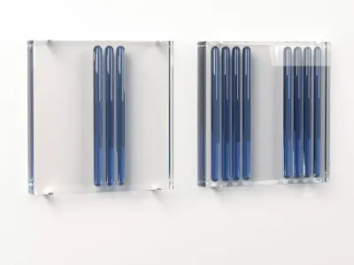Wall Glass Blocks - Decorative Frame - The Drop - Part 9 3D model