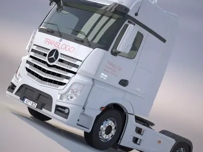 Mercedes Actros MP4 Cab 3D model
