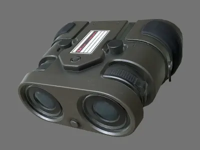 Binocular Prop PBR Low-poly 3D model