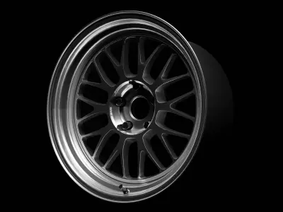Volk Racing Rim 3D Highpoly Model 3D model
