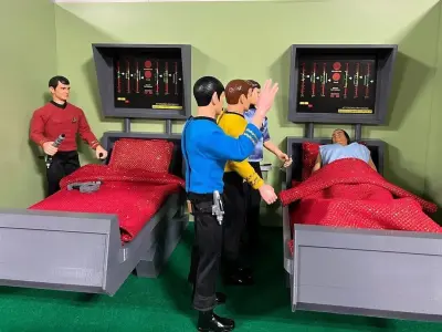 STAR TREK TOS MEDICAL BED 3D print model