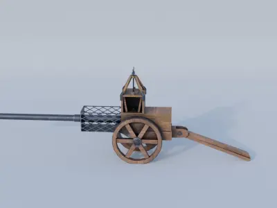 Leonardo da Vinci Architonnerre  Low-poly 3D model
