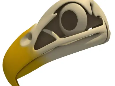 Bones of Eagle Skull 3D model