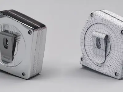 Measure tape collection Free 3D model