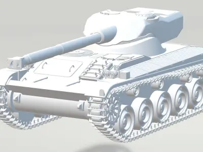 AMX-13 3D Model tank 3D model