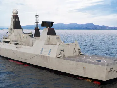  Royal Navy Type 45 Destroyer 