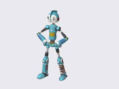 Robot Rodney Toys Free 3D model