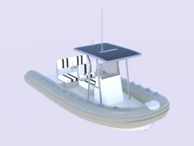  Inflatable Boat  3D model