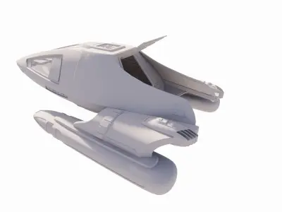 Spaceship-spacecraft-46 3D model