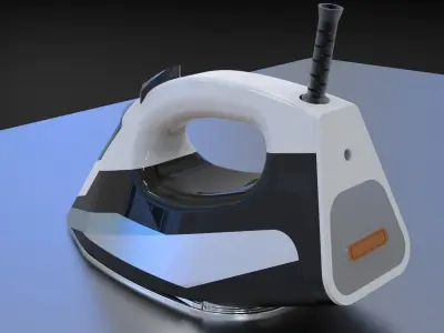 Steam Iron 3D model Kingfly KY-269 3D model