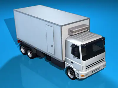 Fridge truck 3D model