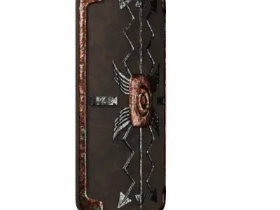 Ancient Roman shield 3D model