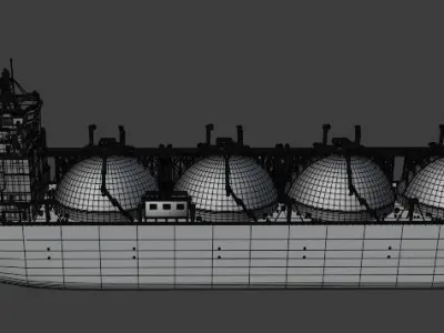 Gas Tanker 3D model