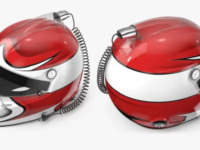  Aerodynamic Race Helmet with Communication Line 