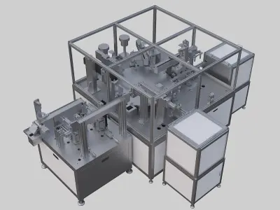 Automatic feeding 863 magnetizer 3D model