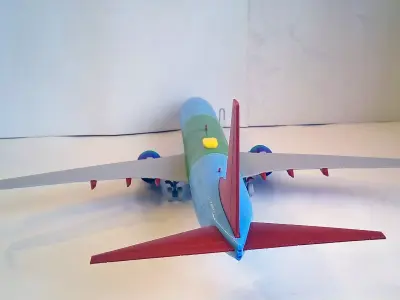 171213 Model kit Boeing 737-900 Sharklet Down 3D print model