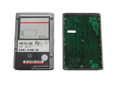 HDD Hard Drive Computer Part Memory Tech Machine Metal PC  Low-poly 3D model