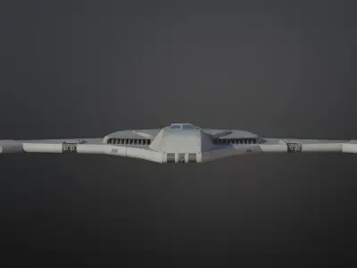 Surveyor Spaceship Low-poly 3D model