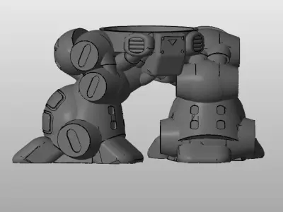 CHIBI-TECH SD - POSEIDON CHASSIS     3D print model