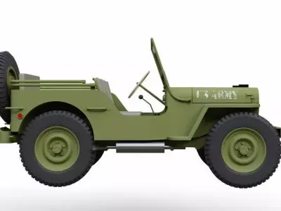 US Army Jeep 3D model