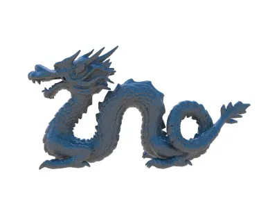 Sculpture-006 dragon statue 3D model