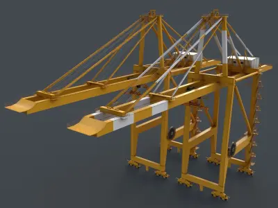 PBR Quayside Container Crane V2 - Multi color Pack