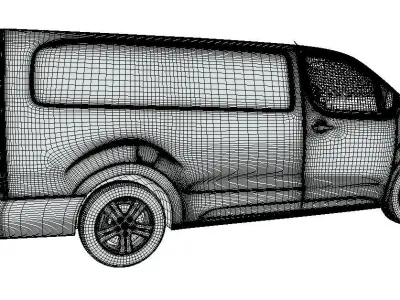 Vauxhall Vivaro Panel Van Pro 3D model