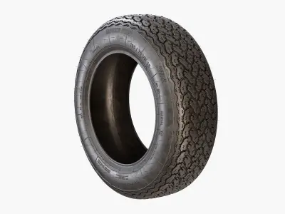 Michelin XWX Classic Car Tyre 3D model
