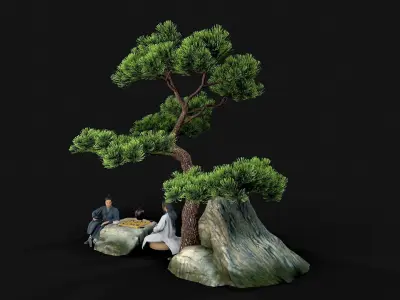 man Character Low-poly 3D model