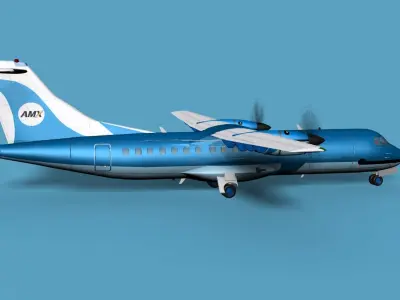 ATR  ATR-42-500 Amakusa Airlines 3D model