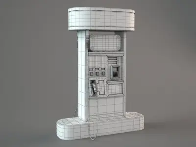 Gas Pomp 3D model