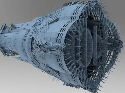 Grand Cigar zeppelin 7 3D model purchase