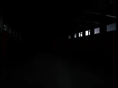Warehouse hangar 3D model