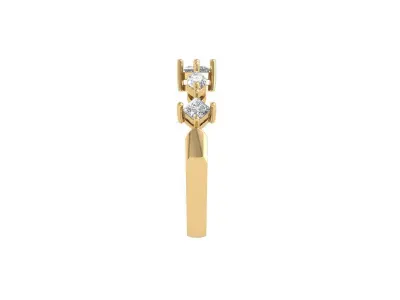 Wedding Band 3D print model 7