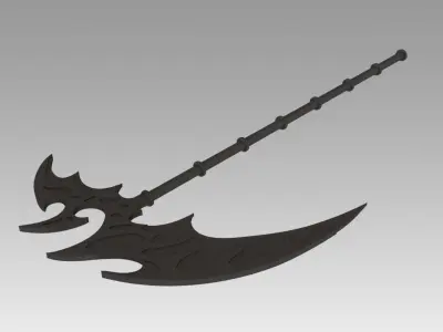 Vampire Knight Kurosu Yuki Artemis Cosplay Weapon 3D model