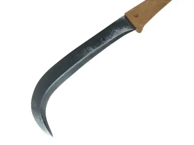 Falx  Sword Low-poly 3D model
