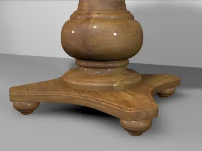 Parlor Table 01 Free 3D model