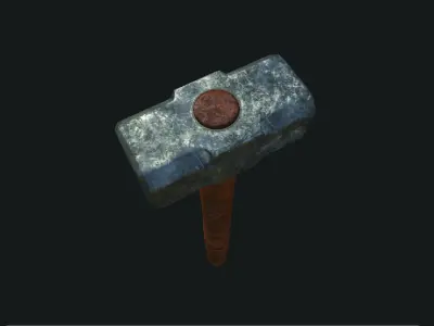 Sledge Hammer 3D model purchase