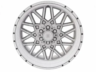 Car alloy wheel 3d model  3D model by Kritrimvault